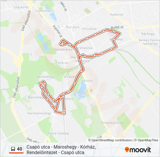 40  Line Map