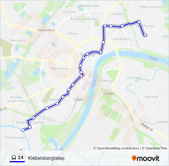 24 Bus Line Map