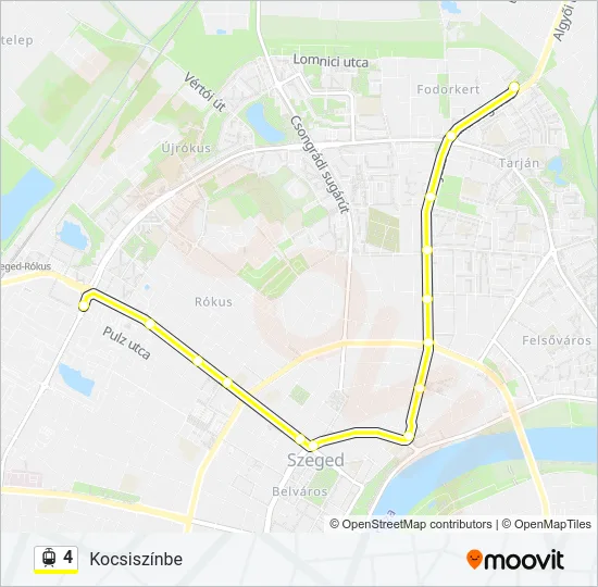 4 Light Rail Line Map