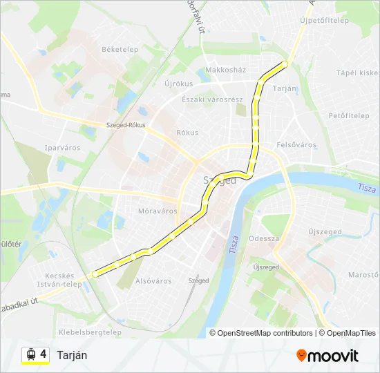 4 Light Rail Line Map