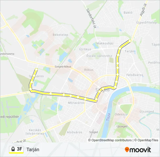 3F Light Rail Line Map