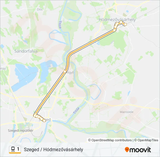 1 Train Line Map