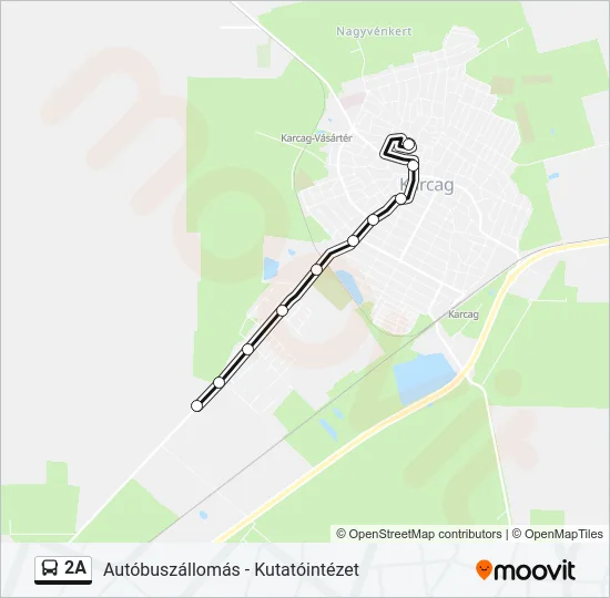 2A Bus Line Map