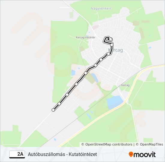 2A bus Line Map