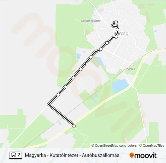 2 Bus Line Map
