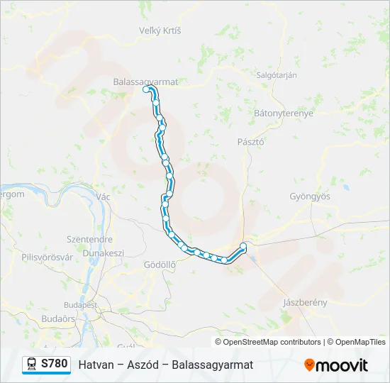 S780 Train Line Map