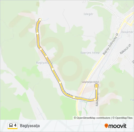 4 Bus Line Map