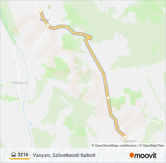 3216 Bus Line Map