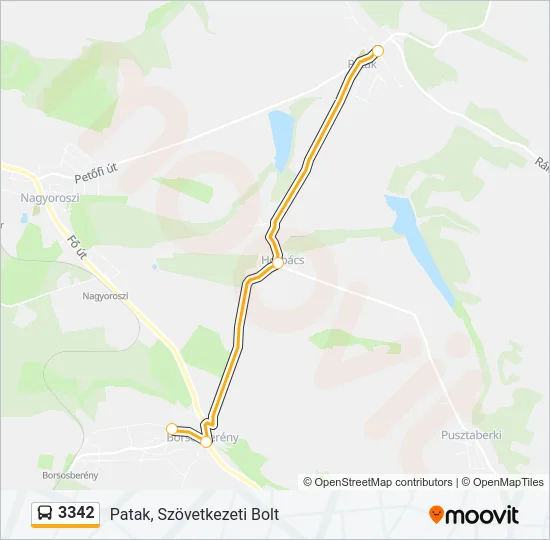 3342 Bus Line Map