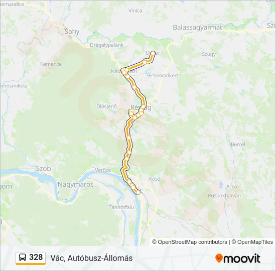 328 Bus Line Map