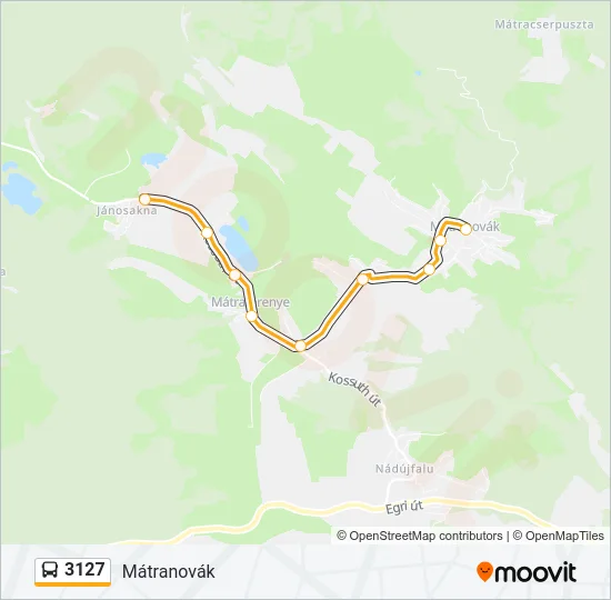 3127 Bus Line Map