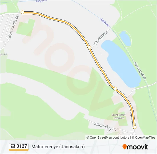 3127 Bus Line Map
