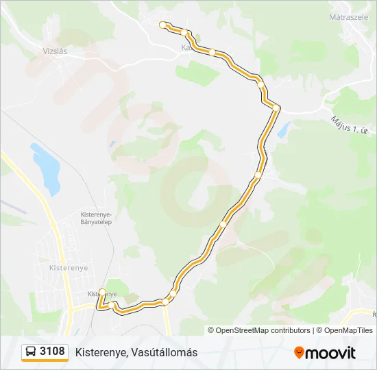3108 Bus Line Map