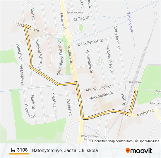 3108 Bus Line Map