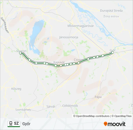 SZ Train Line Map