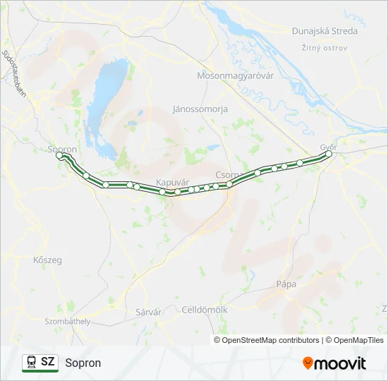 SZ Train Line Map
