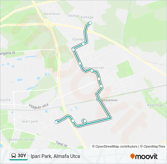 30Y Bus Line Map