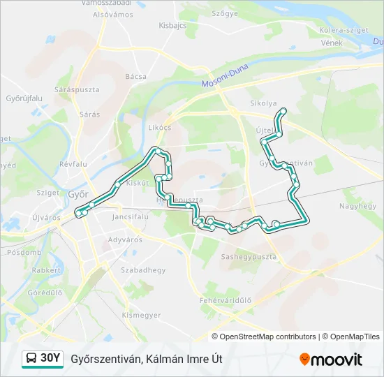 30Y Bus Line Map