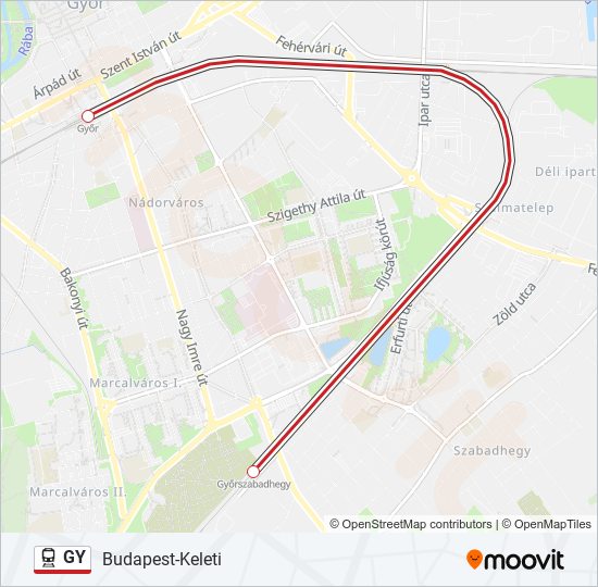 GY train Line Map