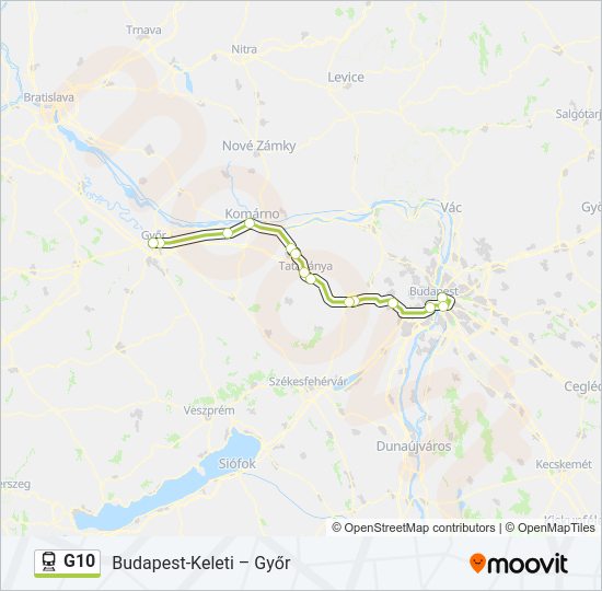G10 Train Line Map