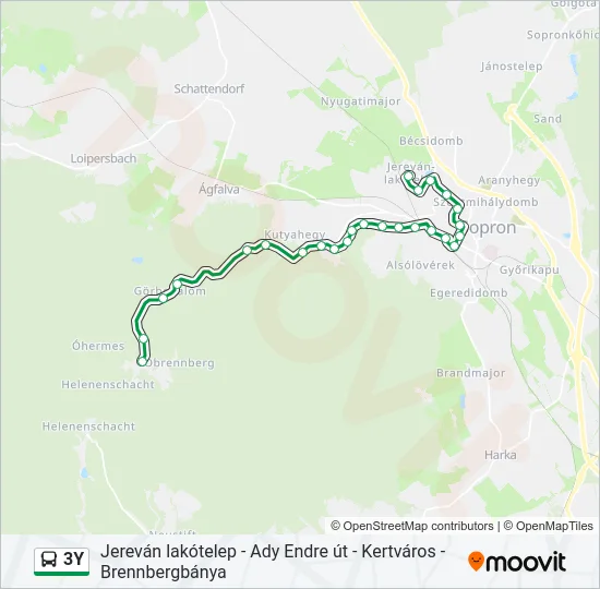 3Y Bus Line Map