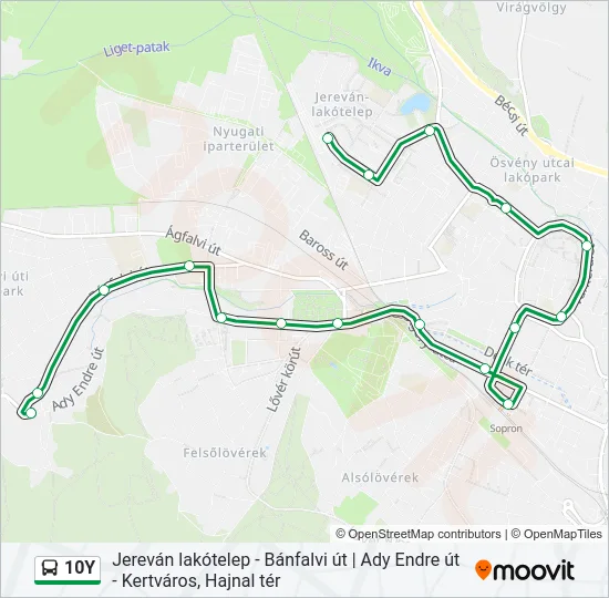 10Y Bus Line Map