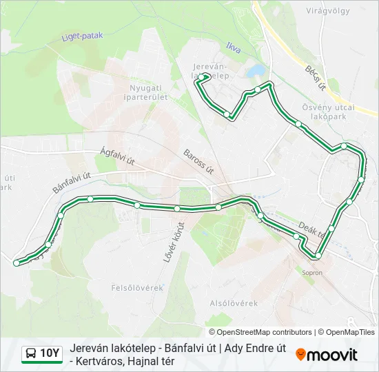 10Y Bus Line Map