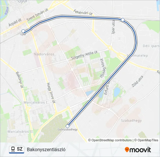 SZ Train Line Map
