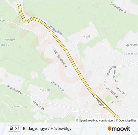 61 Light Rail Line Map