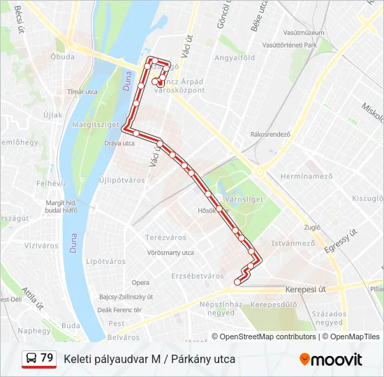 79 Bus Line Map