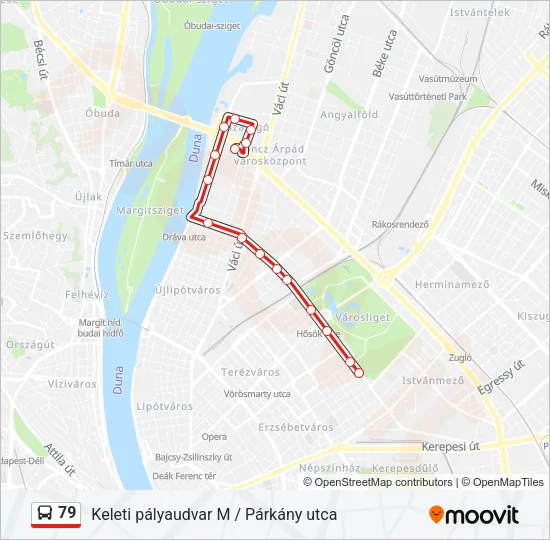 79 Bus Line Map