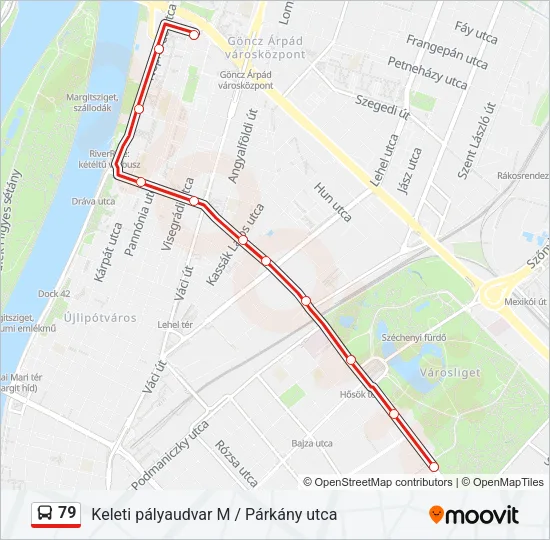 79 Bus Line Map