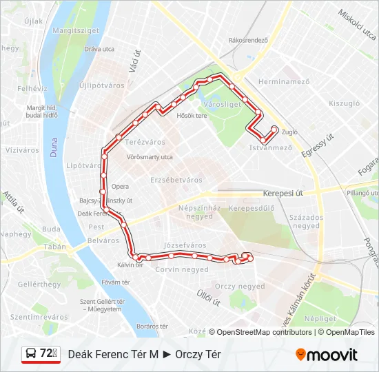 72❆ Bus Line Map