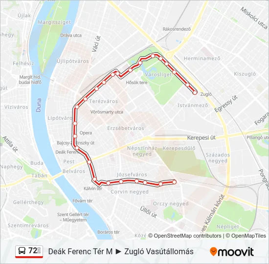 72❆ Bus Line Map