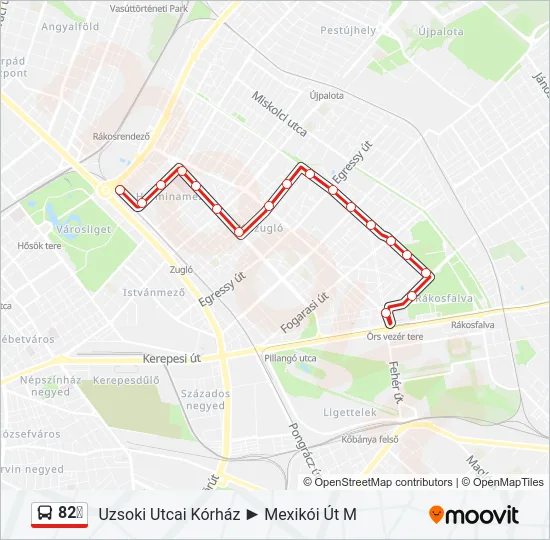 82❆ Bus Line Map