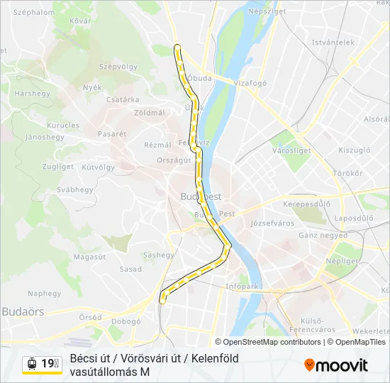 19❆ Light Rail Line Map