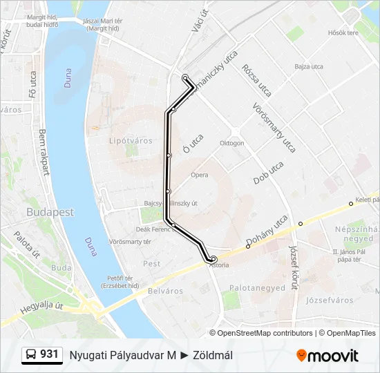 931 Bus Line Map