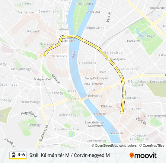 4-6 Light Rail Line Map