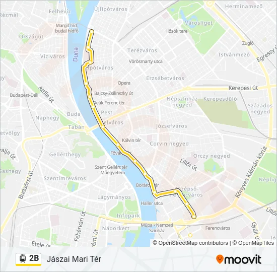2B Light Rail Line Map