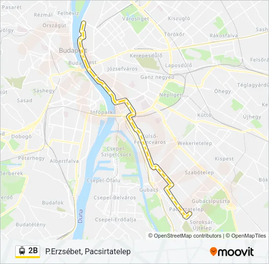 2B Light Rail Line Map