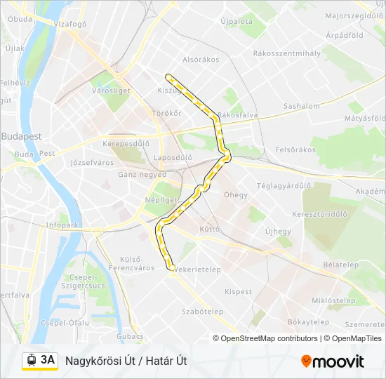 3A Light Rail Line Map