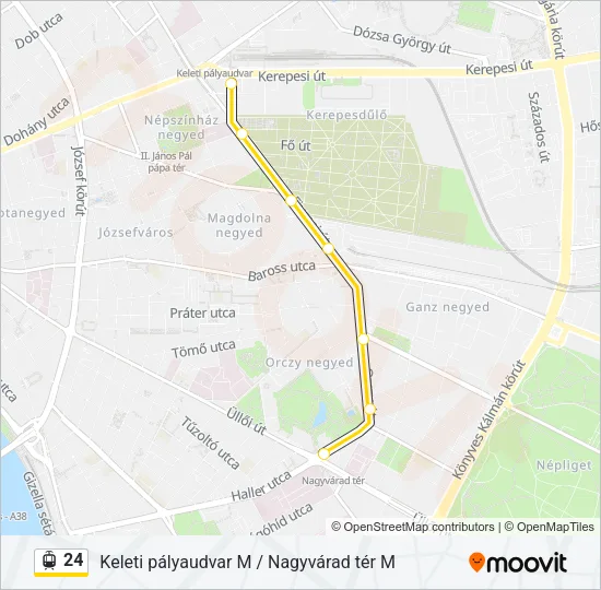 24 Light Rail Line Map
