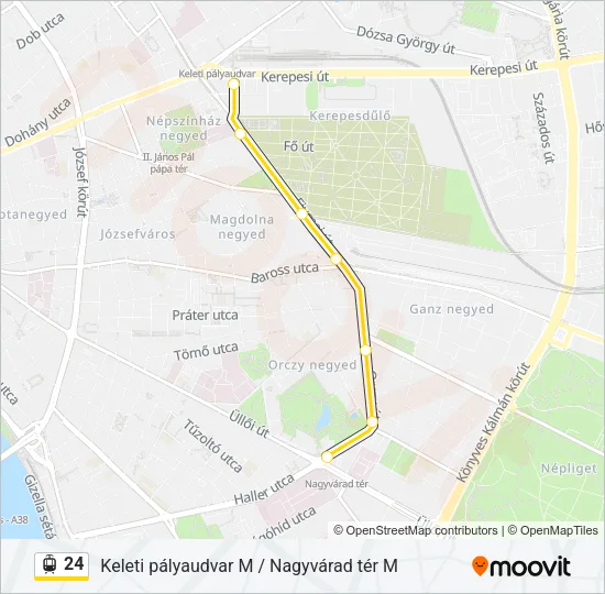 24 Light Rail Line Map