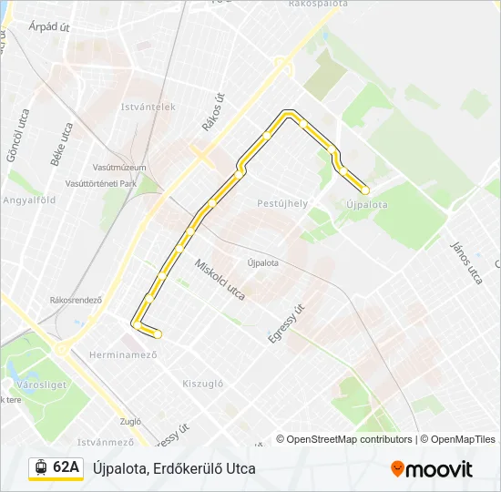 62A Light Rail Line Map