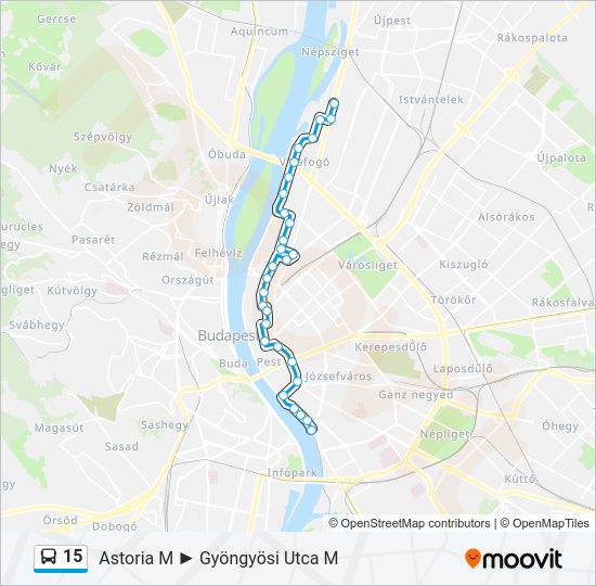 15 bus Line Map