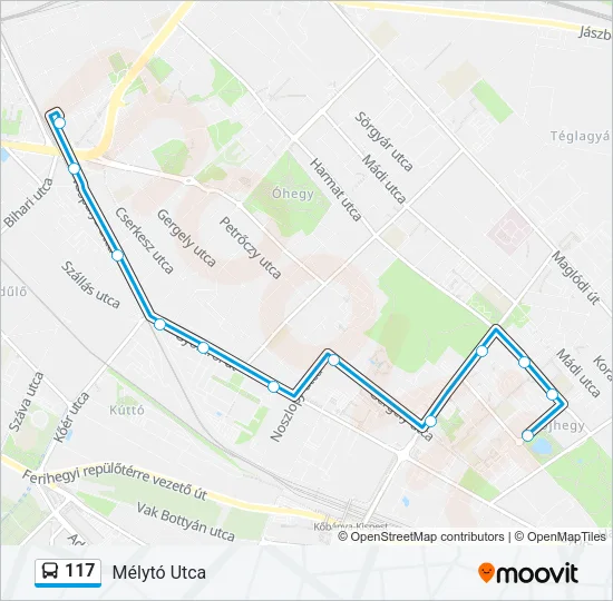 117 Bus Line Map