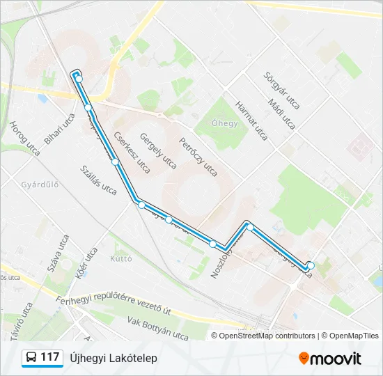 117 Bus Line Map