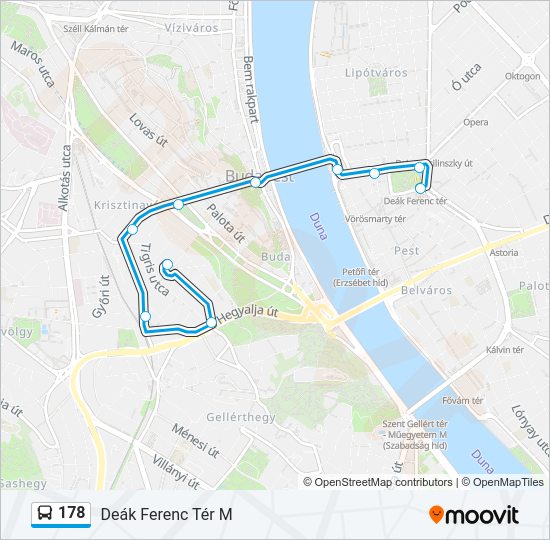 178 bus Line Map