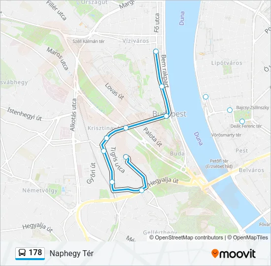 178 Bus Line Map