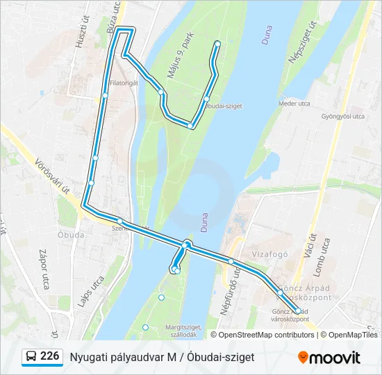 226 Bus Line Map